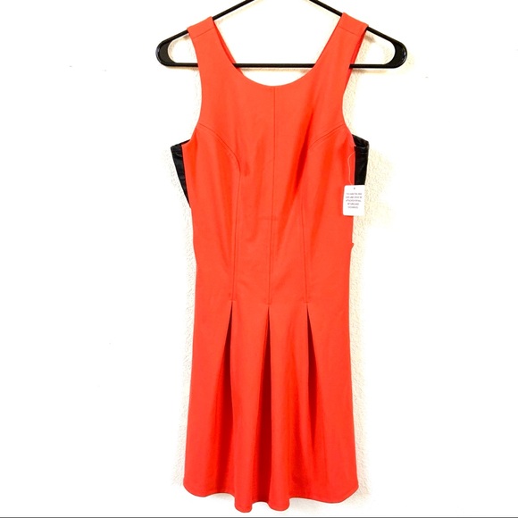 JustFab Alaya Leather Strap Cutout Mini Dress XS - Picture 3 of 7